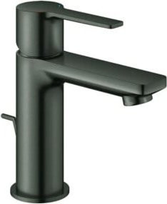 Grohe Waschtisch-Einhebelmischer Lineare XS-Size in Gunmetal mit Ablaufgarnitur - Bild 1