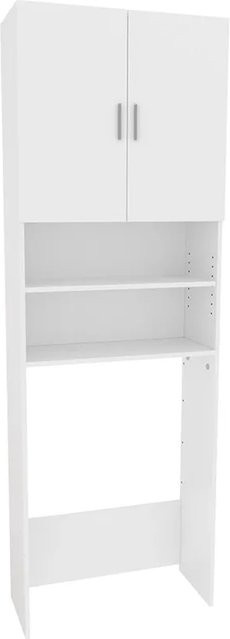 Vicco Waschmaschinenschrank Martha Badregal Hochschrank Weiß B: 64 cm, H: 190 cm - Bild 2
