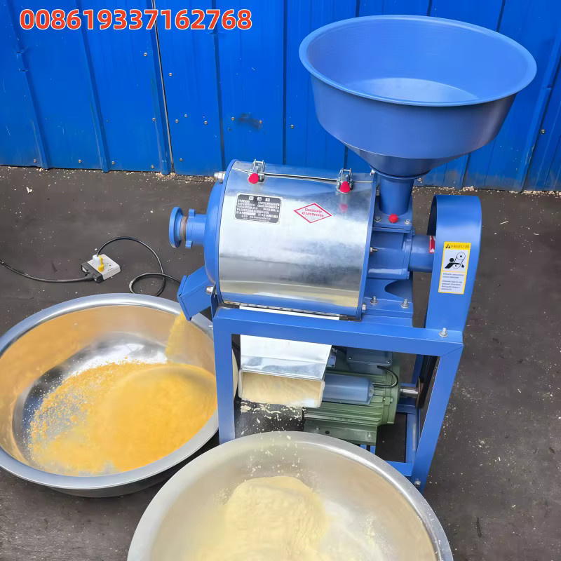 GUOHE Multifunktions Getreidemühle aus Edelstahl, Elektromotorbetriebene Haushaltsmehlmühle zum Zerkleinern von Reis, Mais, Bohnen und Sojabohnen - Bild 3