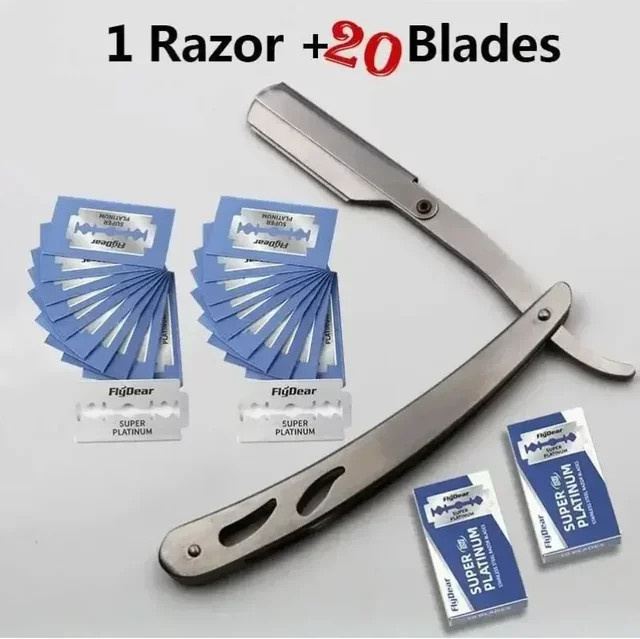 Barber Edge Rasierer, Edelstahl, Herren - Bild 1