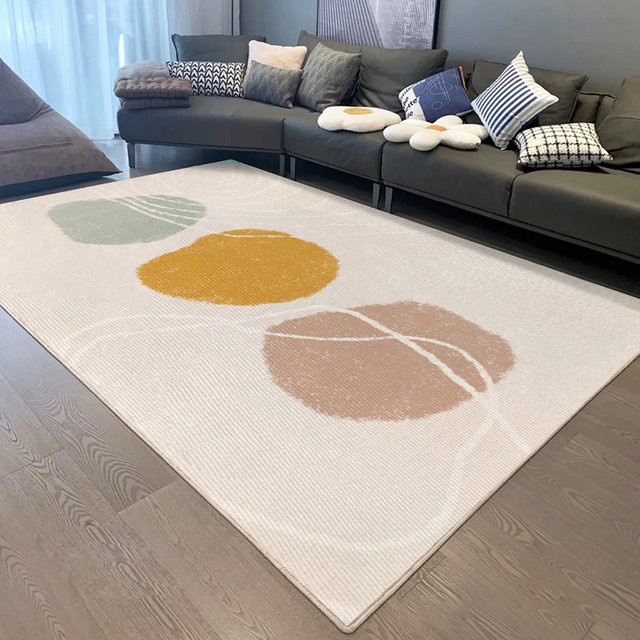 Vikama Nordic Samt Teppich für Wohnzimmer, Schlafzimmer und Eingangsbereich - Bild 1