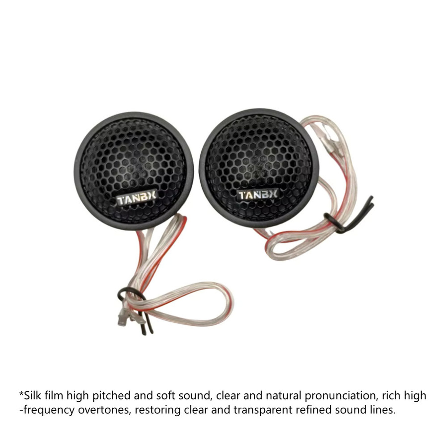 UKGF 2-Wege-Autotürlautsprecher-Set in Schwarz, 6,5 Zoll, 200 W max., 12 V Soundsystem mit Subwoofer und vollständiger Frequenz - Bild 4