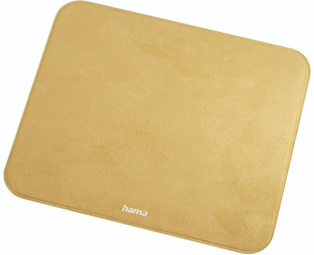 Hama Mauspad Velvet in Senfgelb - Bild 1
