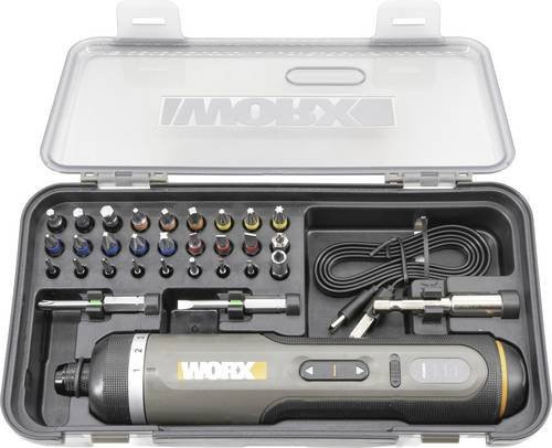 Worx WX242 Akku-Schrauber 4V mit 2.0Ah Li-Ion Akku in Schwarz inklusive Koffer - Bild 1