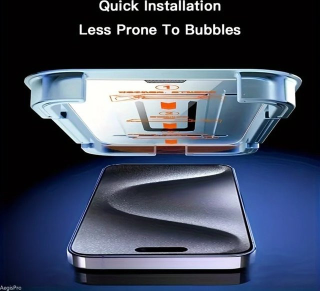 3er-Set Kamera-Objektivschutzfolie mit Anti-Peeping-Funktion und One-Click-Staubentfernung für iPhone Modelle, transparent - Bild 1