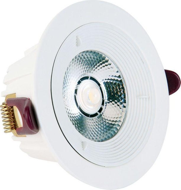 Dimmbarer COB LED Einbaustrahler in Weiß, 7W, 4000K Neutralweiß, Rund - Bild 1