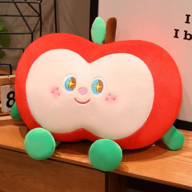 Yiran toy Kawaii Cartoon Apfel Plüschtier, 40cm - Bild 1