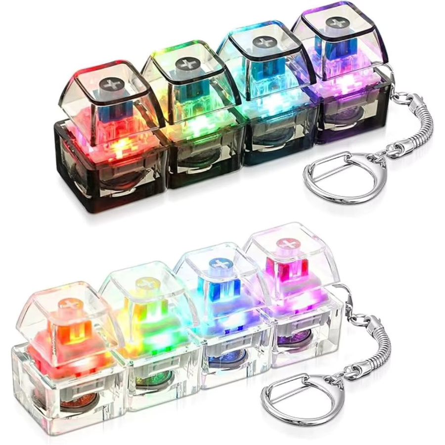 Tastatur-Schlüsselanhänger, LED, Unisex - Bild 1