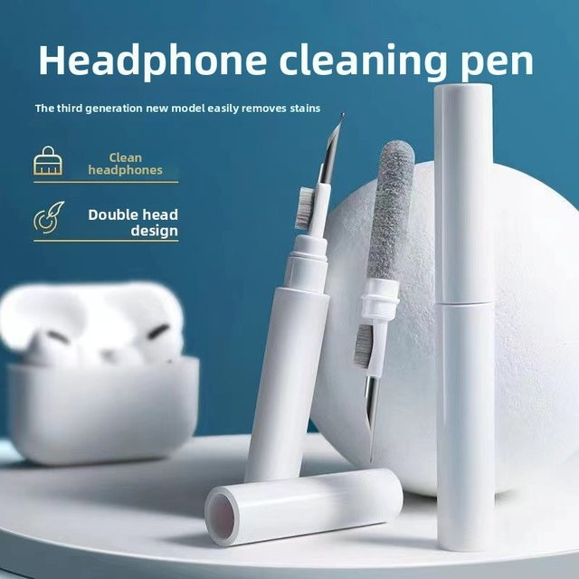 Bluetooth-Kopfhörer-Reinigungswerkzeug-Set für Airpods und In-Ear-Ohrhörer in Weiß - Bild 1