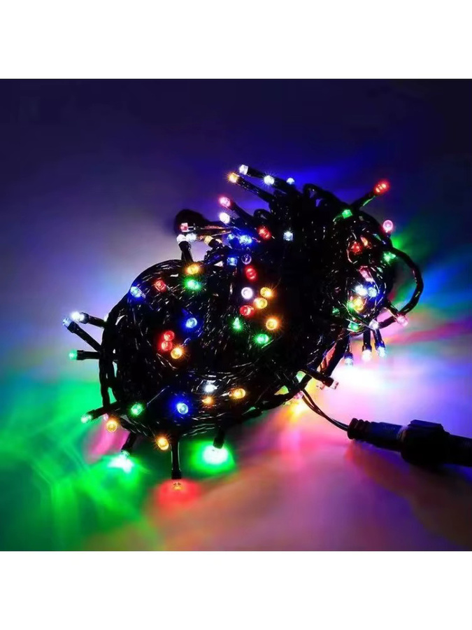 JIANKEXING LED Black Line RGB Farblicht-Lichterkette mit blinkendem Sternenhimmel, wasserdicht, Multicolor - Bild 1