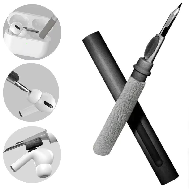 OSMR Reinigungsset für Kopfhörer und Airpods in Weiß mit Reinigungsstift, Bürste und Reinigungswerkzeugen für Xiaomi und Samsung - Bild 4
