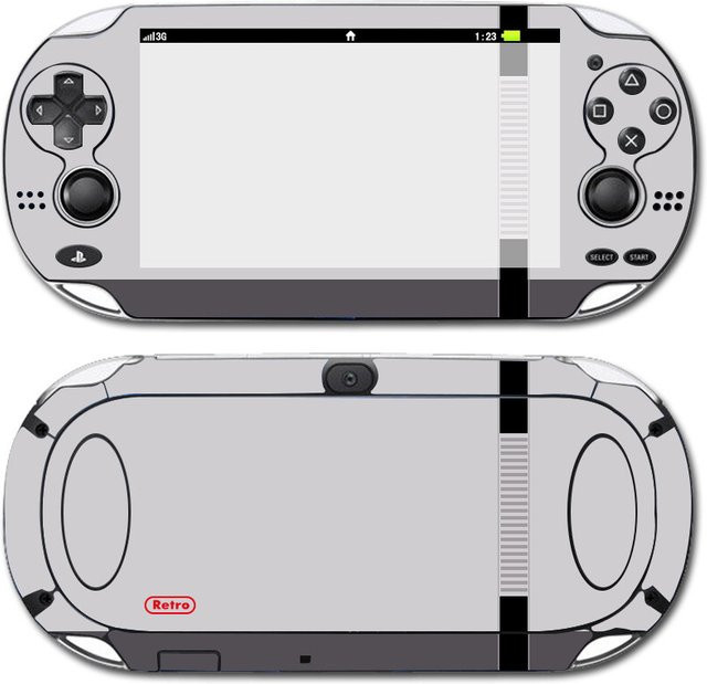 Yolouxiku Custom Design Vinyl Skin Aufkleber Schutz für PSvita 1000 in Grau - Bild 1