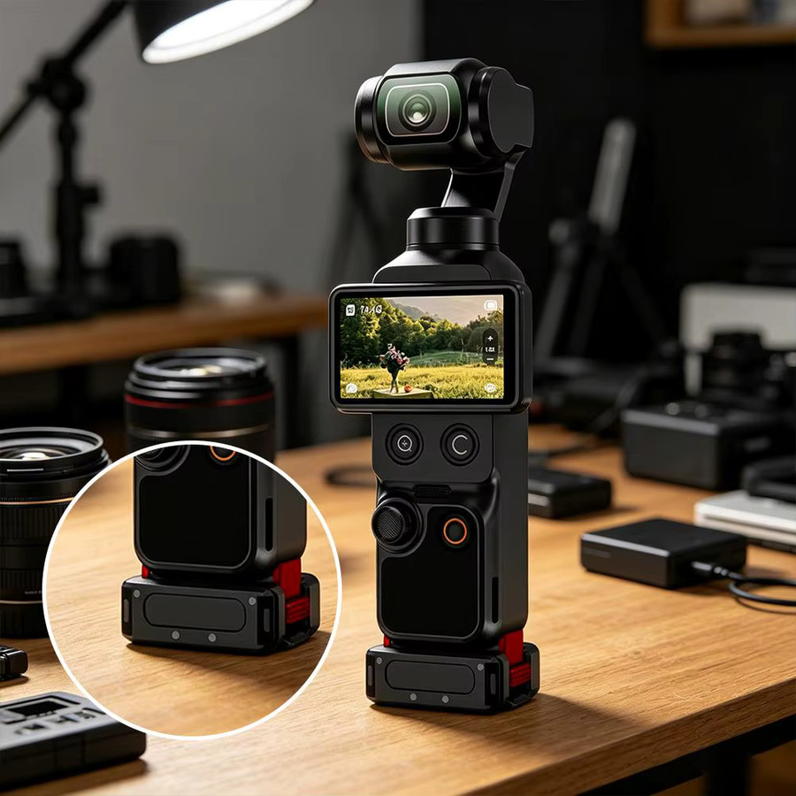 DJI Osmo Pocket 4 Magnetischer Desktop-Adapter und Schnellwechsel-Basishalterung in Schwarz - Bild 6