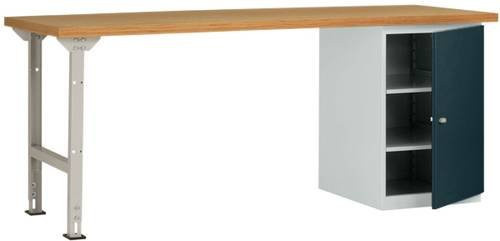 Manuflex WC5124.7016 Werkbanksystem Anthrazit B/T/H: 200 x 700 x 80 cm - Bild 1