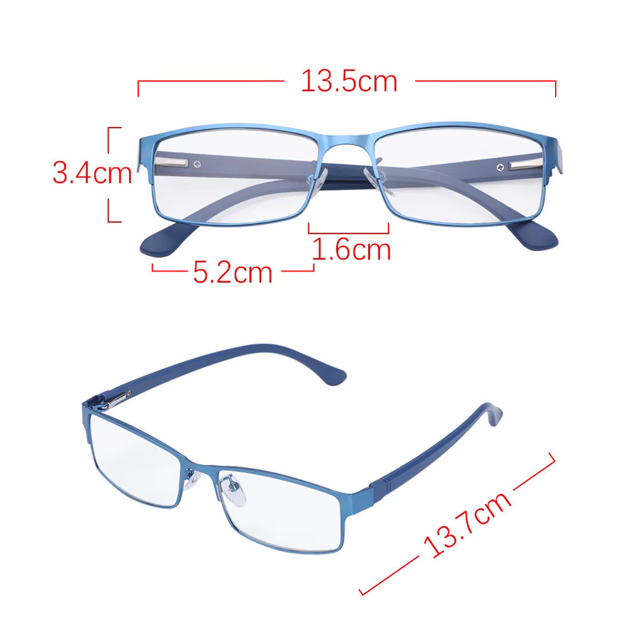 Gootrades Lesebrille für Männer, Titan, rechteckig - Bild 2