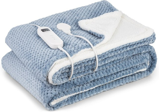 Dr. Watson Deluxe XL Heizdecke in Blau mit 160 W und 9 Temperaturstufen, B/T: 180 x 130 cm - Bild 1