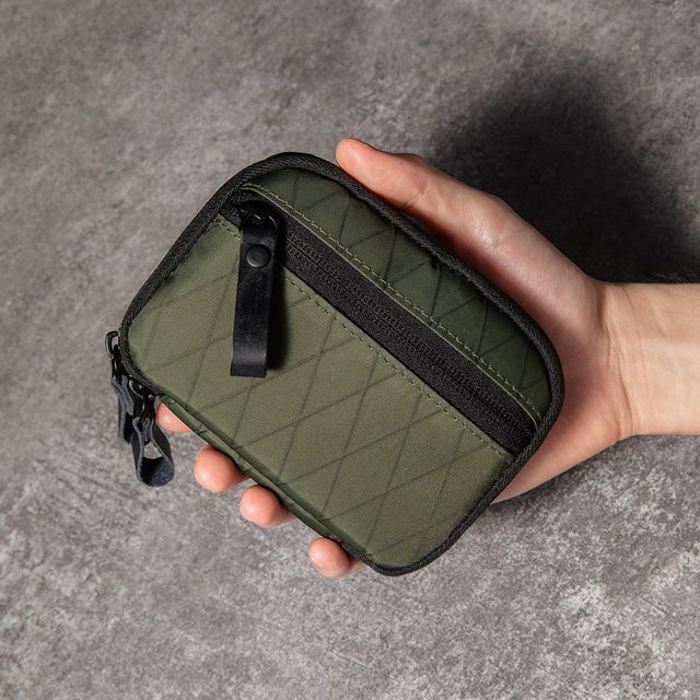 Wasserdichte EDC-Tasche als kleiner Organizer und Werkzeugtasche in Grün - Bild 1