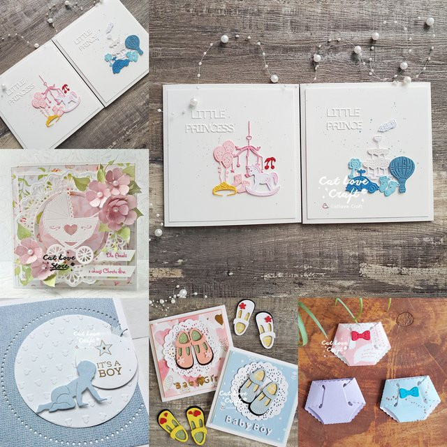 Catlove Metall-Stanzformen für Scrapbooking, Schablonen und DIY-Basteln - Bild 1