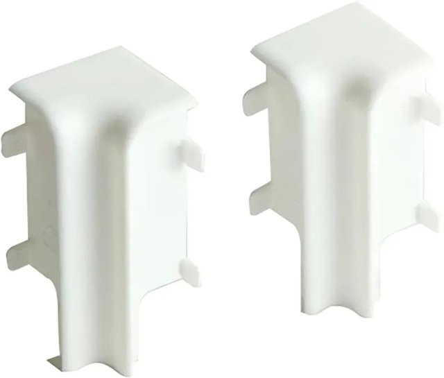 Kosche Inneckecken aus PVC in Weiß, B/T/H: 1,5 x 3,5 x 4,0 cm - Bild 1
