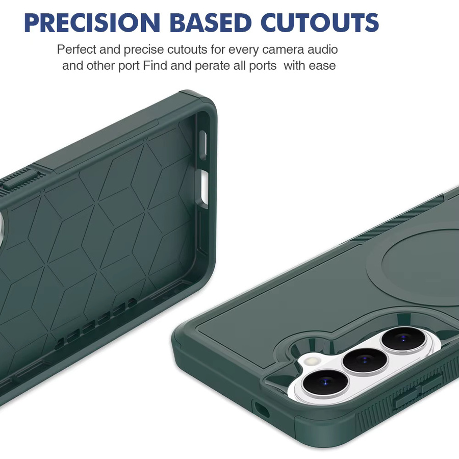 Magnetische Schutzhülle aus PC und TPU für Samsung Galaxy A57 A56 A37 A36 A27 A26 A17 A16 A07 A06 in Lila oder Grün - Bild 6
