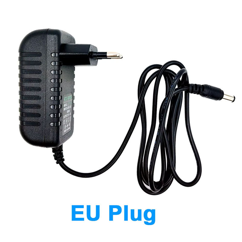 JIENUO Universal Netzteil EU/US Power Adapter mit DC 12V Ausgang, Schwarz - Bild 5
