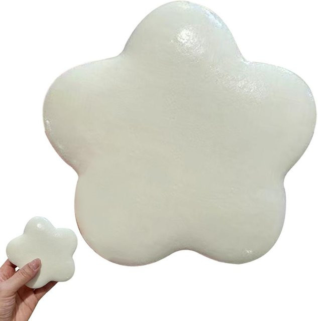 Kawaii Stern Squishy, weiß, mit Saugnapf - Bild 1