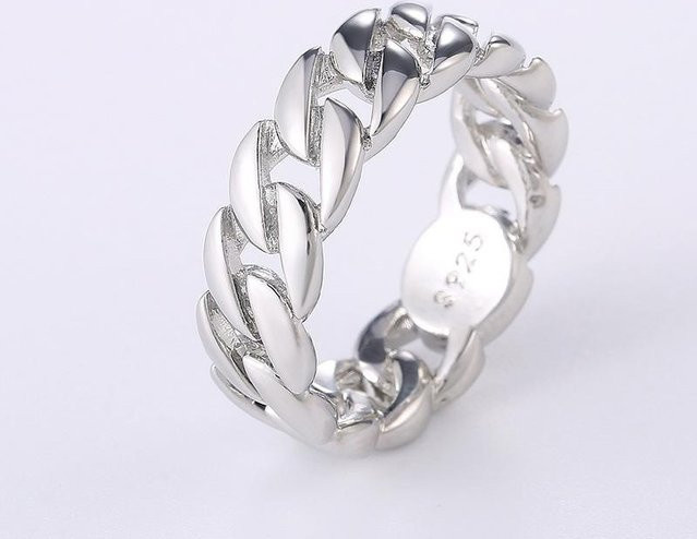 YIRAN Jewelry Kettenringe, Unisex, weiß - Bild 1