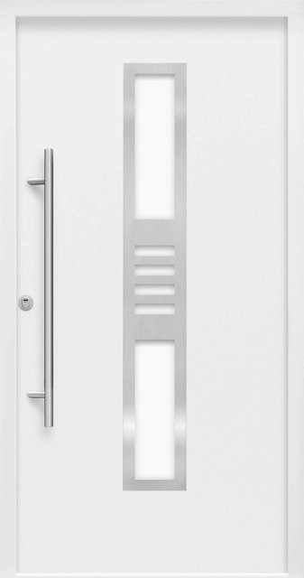 Splendoor Sicherheits-Haustür ThermoSpace Köln Prime RC2 in Weiß mit Glaseinsatz, B/H: 100 x 210 cm, Anschlag Links - Bild 1