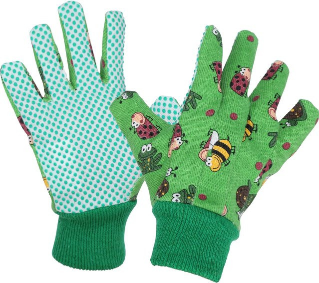 LUX-TOOLS Kinderhandschuh Käfer in Multicolour, Größe 5 - Bild 1