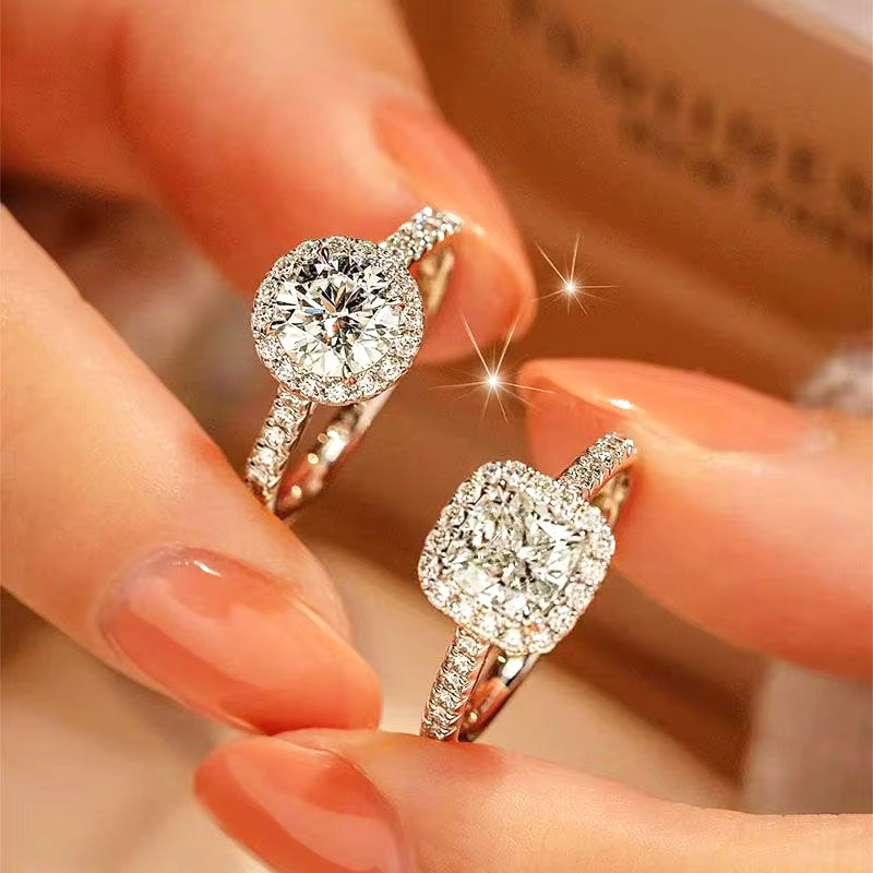 AITERNITY Moissanit-Ring, 925 Silber, Damen - Bild 2