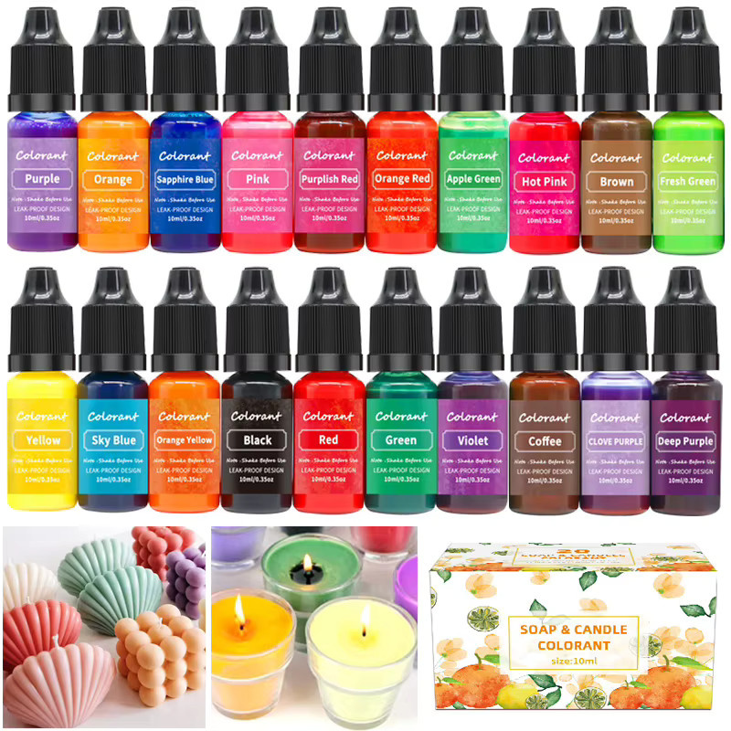 Farbstoff Set für Kerzen, Seife und Harz in Multicolour zur DIY-Gestaltung - Bild 2