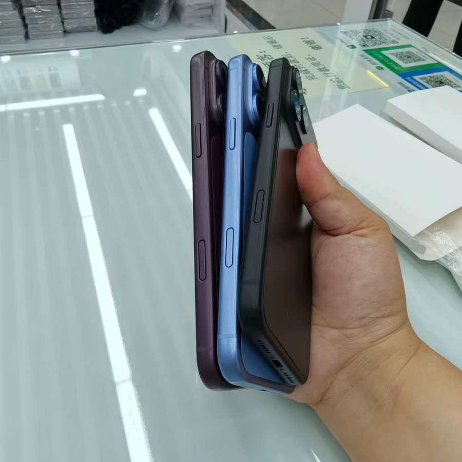 Dummy-Telefon Requisit für Apple iPhone 14 15 16 17 18 Pro und Pro Max Modelle in Weiß und Multicolour - Bild 2