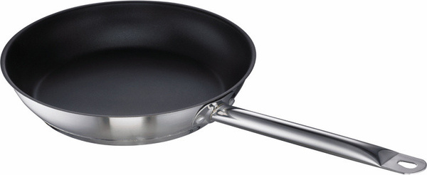 Schulte-Ufer Bratpfanne DIAMAS PRO Chef aus Edelstahl, 32 cm Durchmesser, induktionsgeeignet