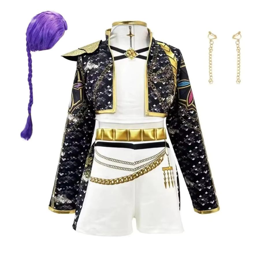 Hasbro K-Pop-Sängerin Zoe Cosplay-Kostüm, Perücken- und Requisiten-Set, Bunt / Mehrfarbig - Bild 2