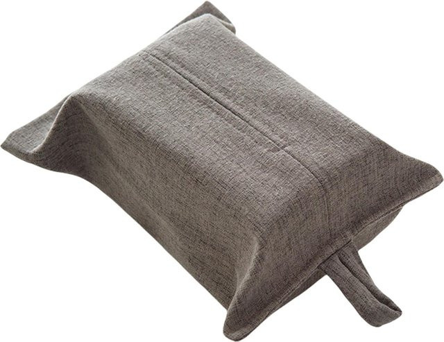 Elegante Wandmontierte Stoff-Taschentuchboxabdeckung mit Aufhängeseil in Grau von Wit angel - Bild 1