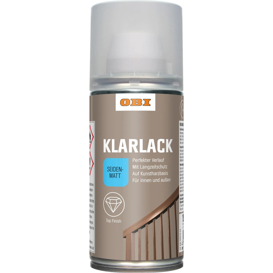 OBI Klarlack Spray Transparent Seidenmatt für Holz 150 ml - Bild 2
