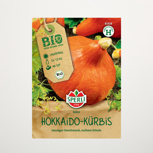 Sperli Hokkaido-Kürbis Amaro Bio Gemüsesamen - Bild 1