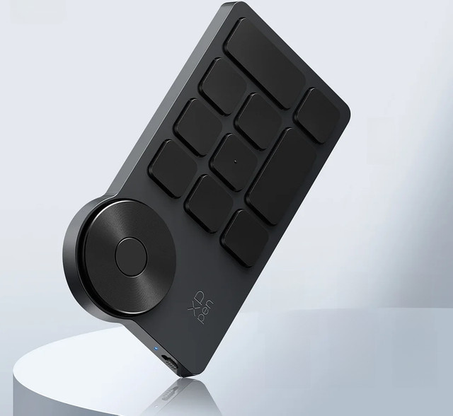 XPPen ACK05 Bluetooth Tastatur mit 10 anpassbaren Shortcut-Tasten in Schwarz für Windows, Mac und Grafiktablets - Bild 1