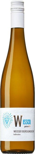 Wisser Weißburgunder, Weißwein, Pfalz, 2023, halbtrocken, 0,75 l - Bild 1