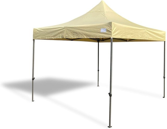 GRASEKAMP Faltpavillon Premium Line Beige B/T/H: 300 x 300 x 250 cm - Bild 1