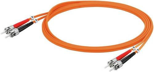 Weidmüller Glasfaser LWL Anschlusskabel OM2 Multimode Orange, Länge: 3,00 m, 1x ST-Stecker auf 1x ST-Stecker, 50/125 µm - Bild 1