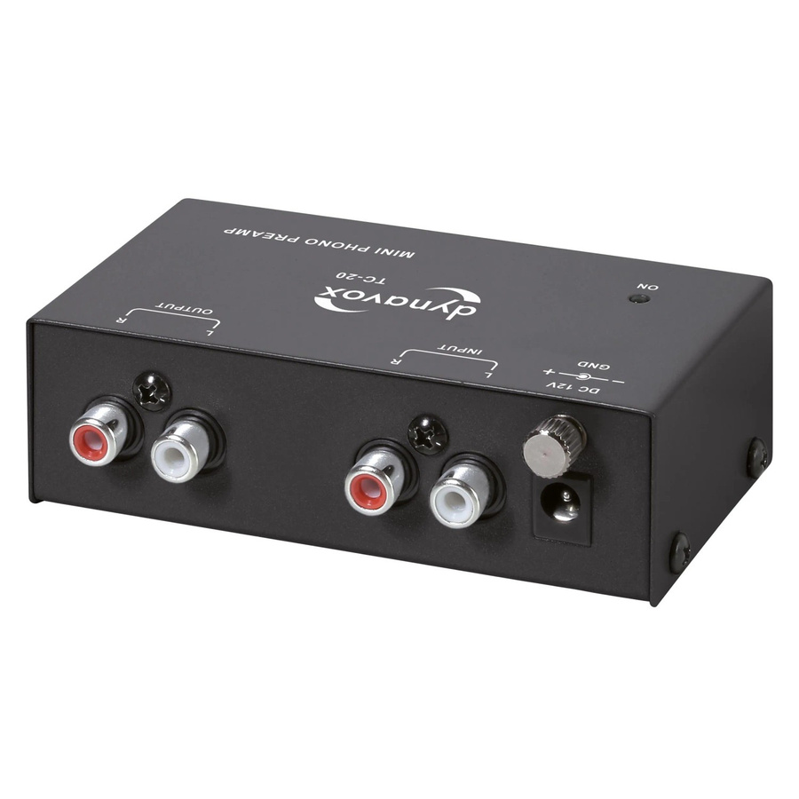 Dynavox TC-20 Phono-Vorverstärker in Schwarz mit USB-Anschluss - Bild 2