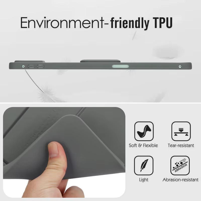 Stoßfeste TPU Tablet Hülle für Xiaomi Pad 7, Pad 7 Pro, Mi Pad 6, Pad 6 Pro, SE und Redmi Pad SE 2023 in Grün - Bild 3
