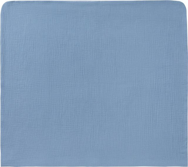 Bornino Home Wende-Bezug Wickelauflage aus Musselin in Blau, B/T/H: 85 x 75 cm - Bild 1