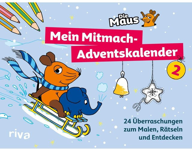 Die Maus - Mein Mitmach-Adventskalender 2, Hardcover - Bild 1