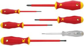 Klauke VDE-Schraubendreher-Set KL 390 IS, 6-teilig, rot - Bild 1