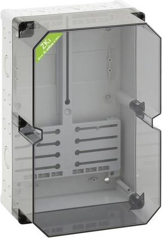 Spelsberg ZKi 1 Zählerschrank Aufputz in Weiß mit transparentem Deckel - Bild 1