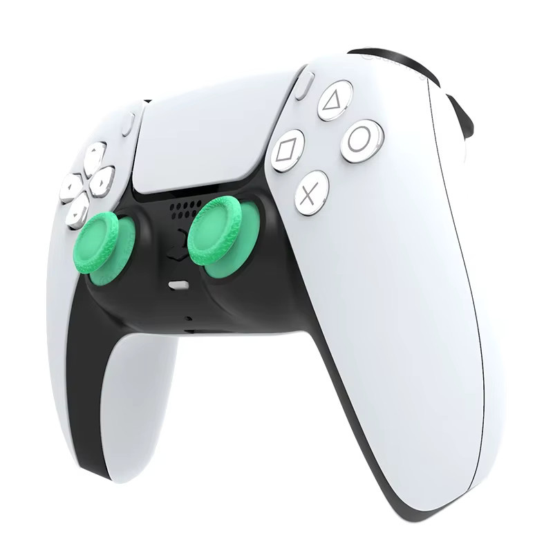 DATA FROG Ersatz-Thumbsticks für PS5-Controller, gelbe 3D-Joystick-Kappen als Analog-Stick-Zubehör für PlayStation - Bild 1