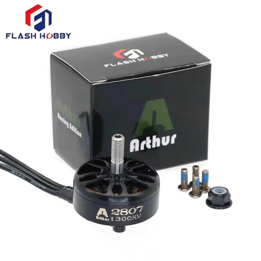 Flashhobby Shirke A2807 2807 KV1300 Bürstenloser Motor für FPV Freestyle Drohnen, 4er Set, Schwarz - Bild 3