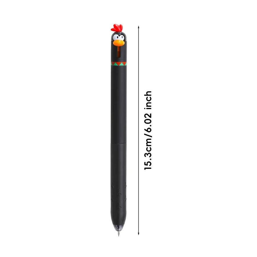 Lustiger Huhn Gelstift mit schnell trocknender Tinte, 0,5 mm, weiß und mehrfarbig, niedliches koreanisches Briefpapier für Schule und Büro - Bild 3